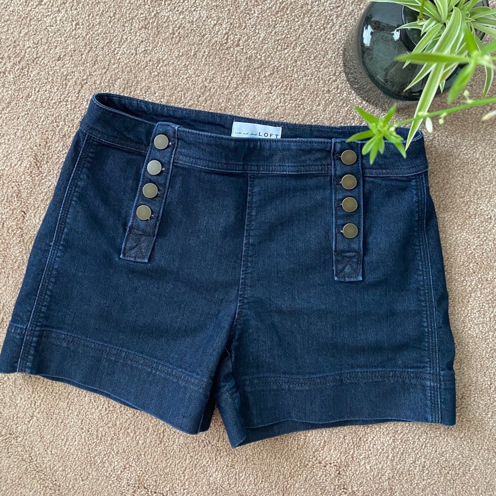LOFT Denim High-Waisted Short